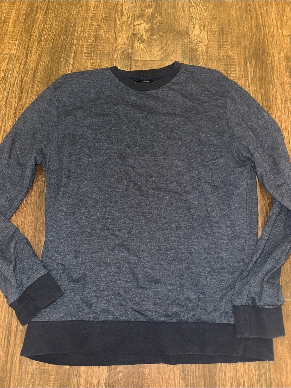21Men Men’s Heather Navy Crewneck Sweatshirt Size Large